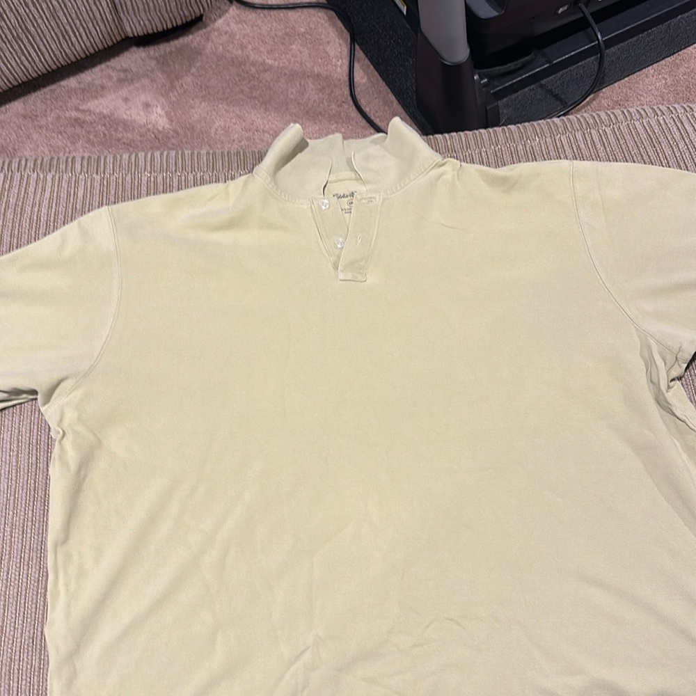 Eddie Bauer polo. XXL. 100% cotton. Tan.